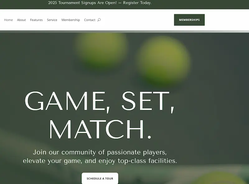 Hastings Tennis Club home page
